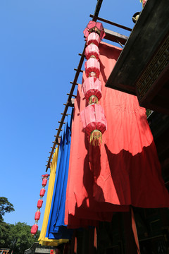 北京颐和园苏州街上各种店铺