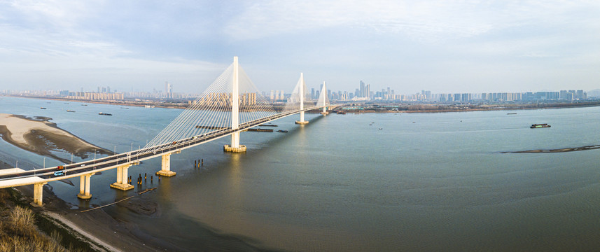 南京长江五桥航拍