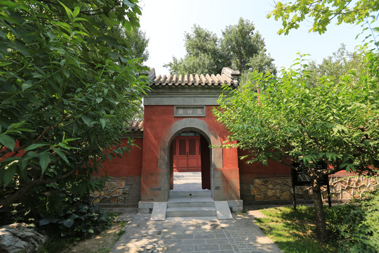 北京颐和园耕织图景区蚕神庙