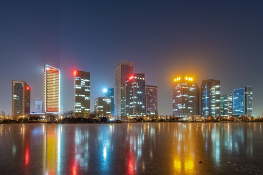 淄博市新区CBD夜景
