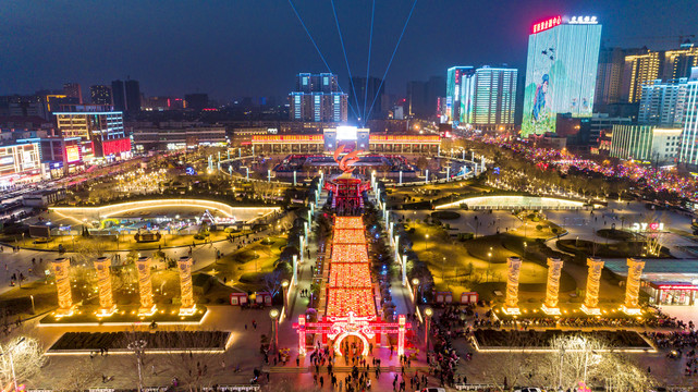 运城南风广场夜景