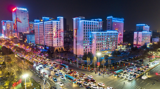 运城南风广场夜景