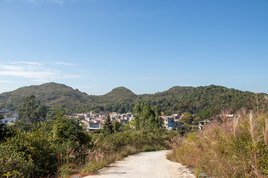 山峰景色