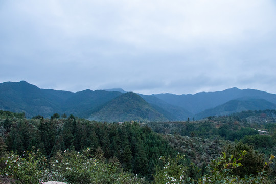 山峰景色