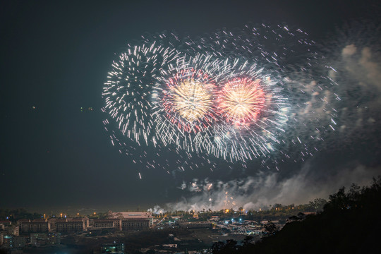 2021厦门海峡两岸烟花秀