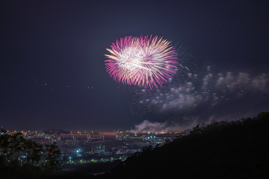 2021厦门海峡两岸烟花秀