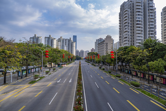 深圳福田区的建筑