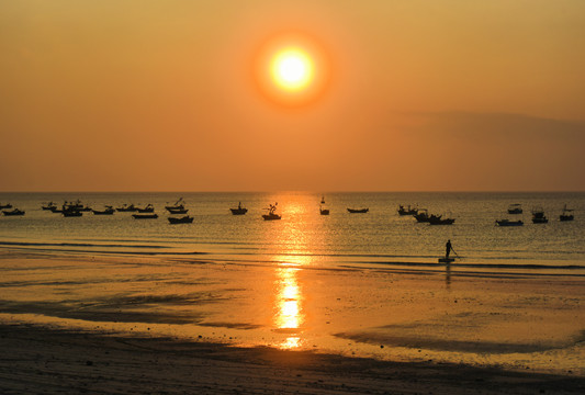 海景日落