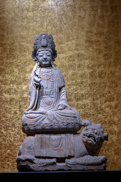 文殊菩萨雕像