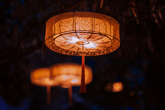 周庄夜灯