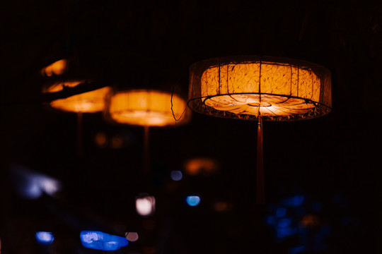 周庄夜灯