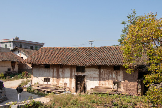 农村土墙建筑