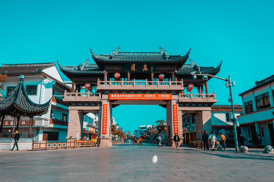 周庄古镇牌坊