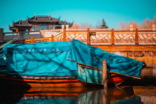 周庄游船