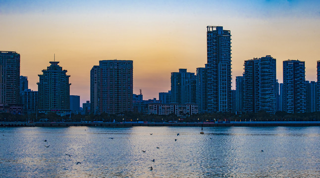 海湾全景