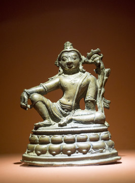 铜文殊菩萨坐像