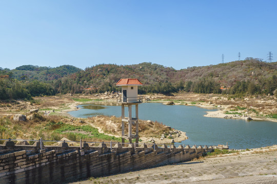 厦门东坪山水库公园户外风景