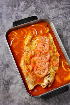番茄烤鱼