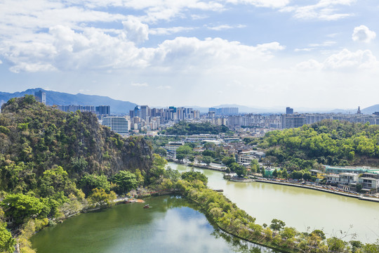 肇庆七星岩玉屏岩风光