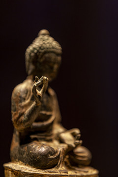 明代释迦牟尼佛铜坐像