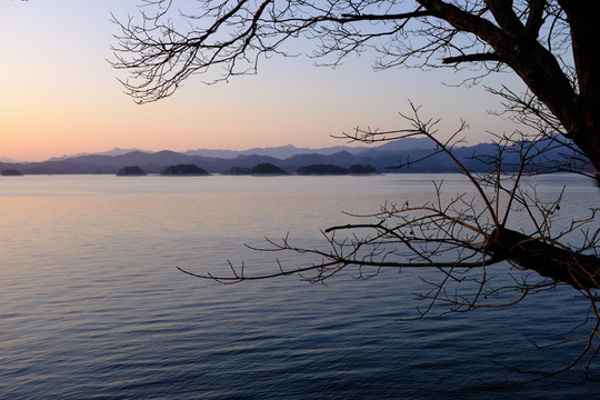 千岛湖落日