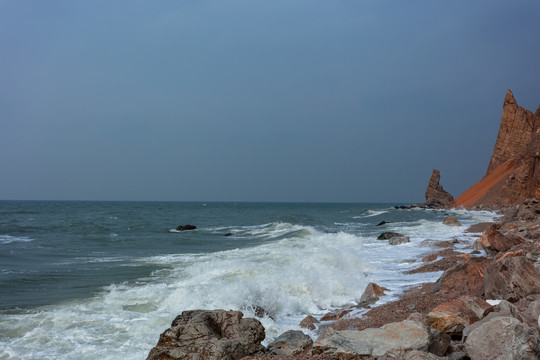 海浪礁石