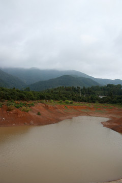 丘陵山地湖泊