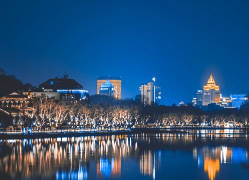 杭州西湖夜景