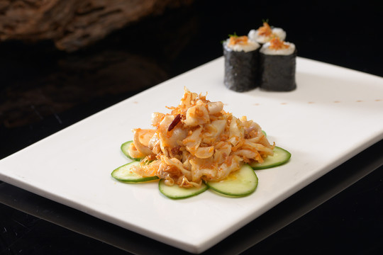 日式寿司海螺片