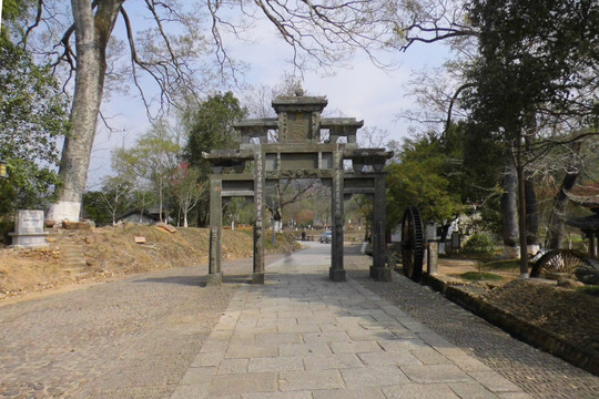 培田古村落群恩荣牌坊