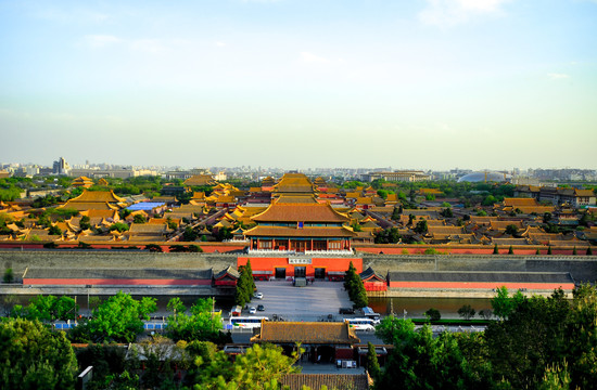 北京故宫全景