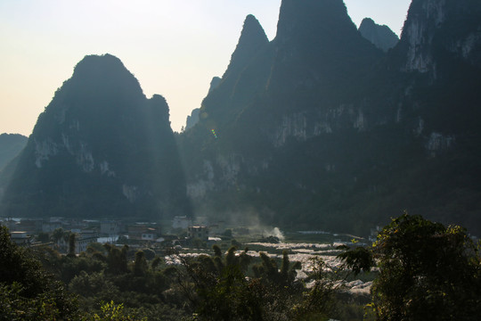 桂林的山峰