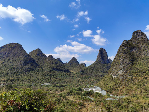 桂林的山