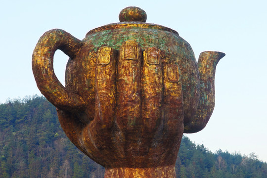 茶壶雕塑雕像