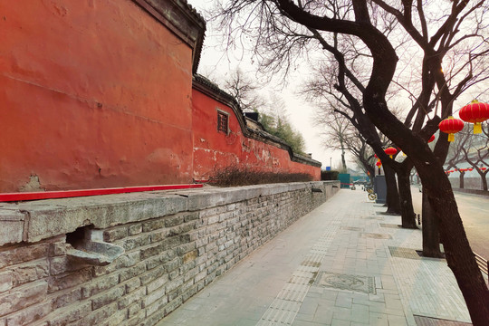 北京鼓楼西大街关岳庙