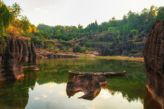 湖南湘西古丈县红石林景区