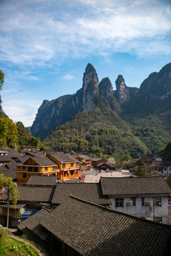 湖南湘西矮寨德夯景区