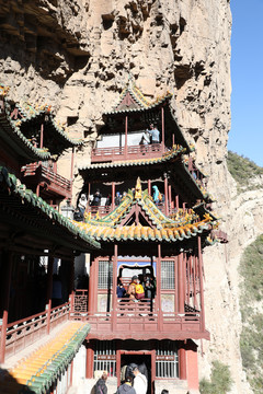 山西大同悬空寺