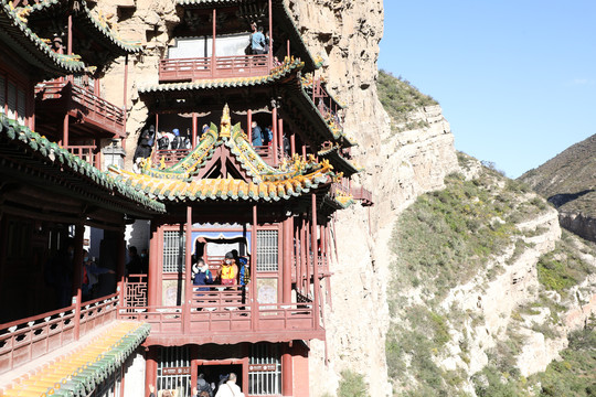 山西大同悬空寺