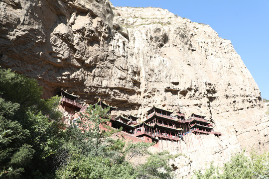 山西大同悬空寺