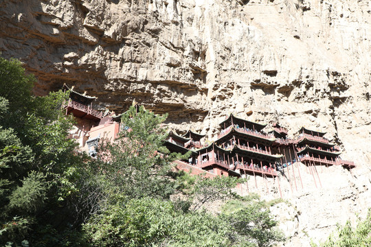 山西大同悬空寺