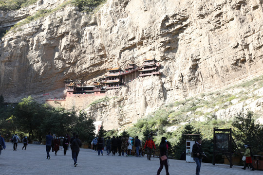 山西大同悬空寺