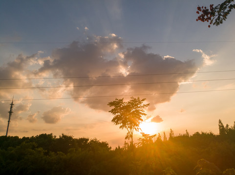 夕阳晚霞