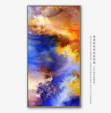抽象油画