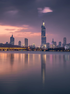 玄武湖夜景