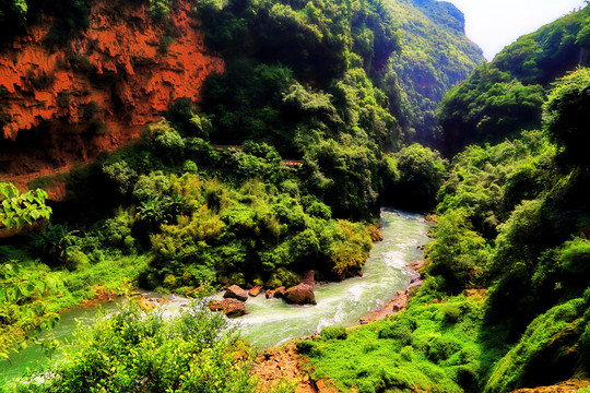 马岭河峡谷