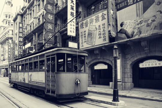 老上海街景