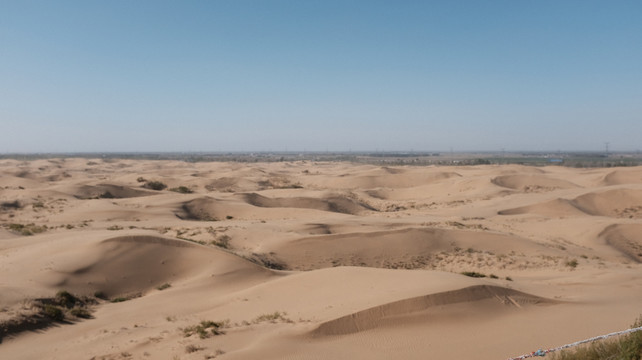 内蒙古库布齐沙漠