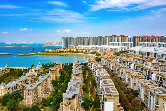 中国海南海花岛航拍