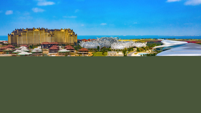 中国海南海花岛航拍